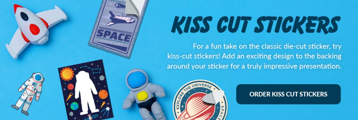 Kiss Cut Stickers Banner