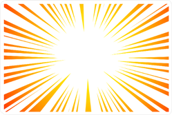 Sun Ray Explosion Sticker