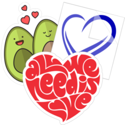 Heart Stickers