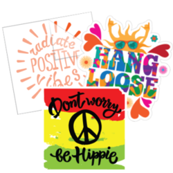 Hippie Stickers