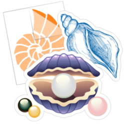 Seashell Stickers