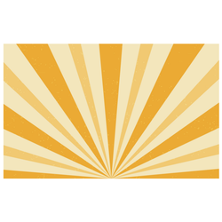Yellow Sun Rays Stickers